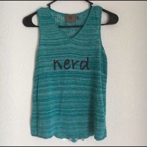 Nerd Knit Tank Top SM